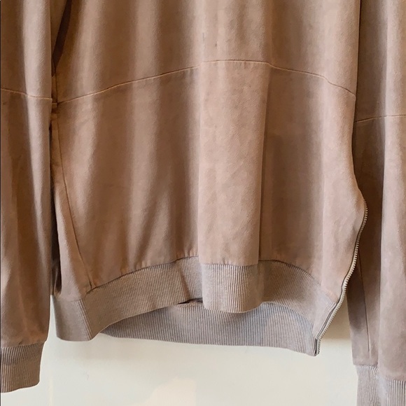 Shades of Grey by Micah Cohen Suede Sweater (MED) - Picture 3 of 7